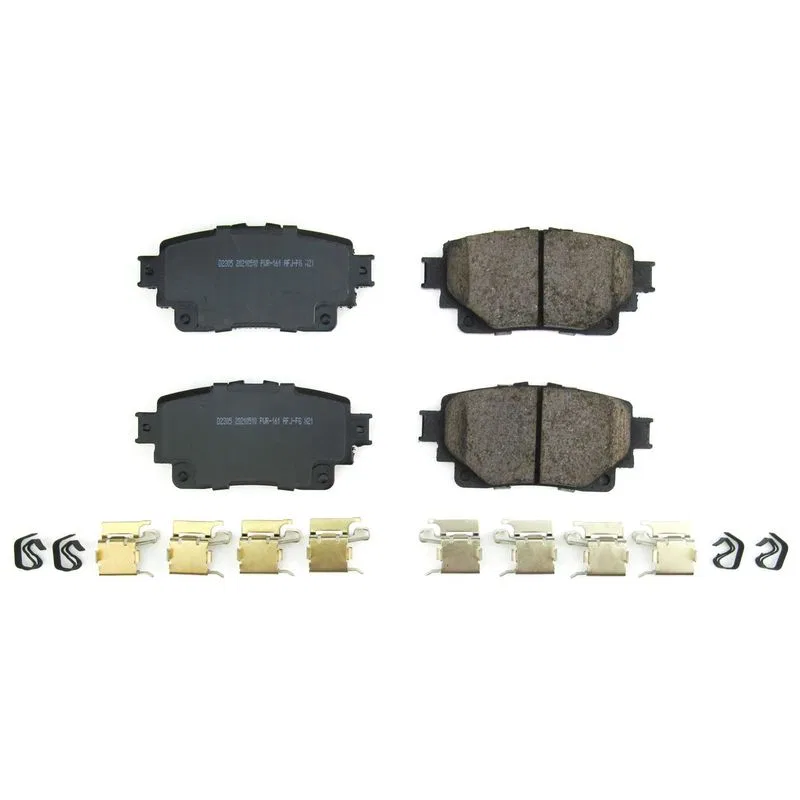 17-2305 – POWERSTOP Brake Pad, FMSI Number D2305 Ceramic Brake Pads Set Of 4 With Premium Stainless Steel Hardware